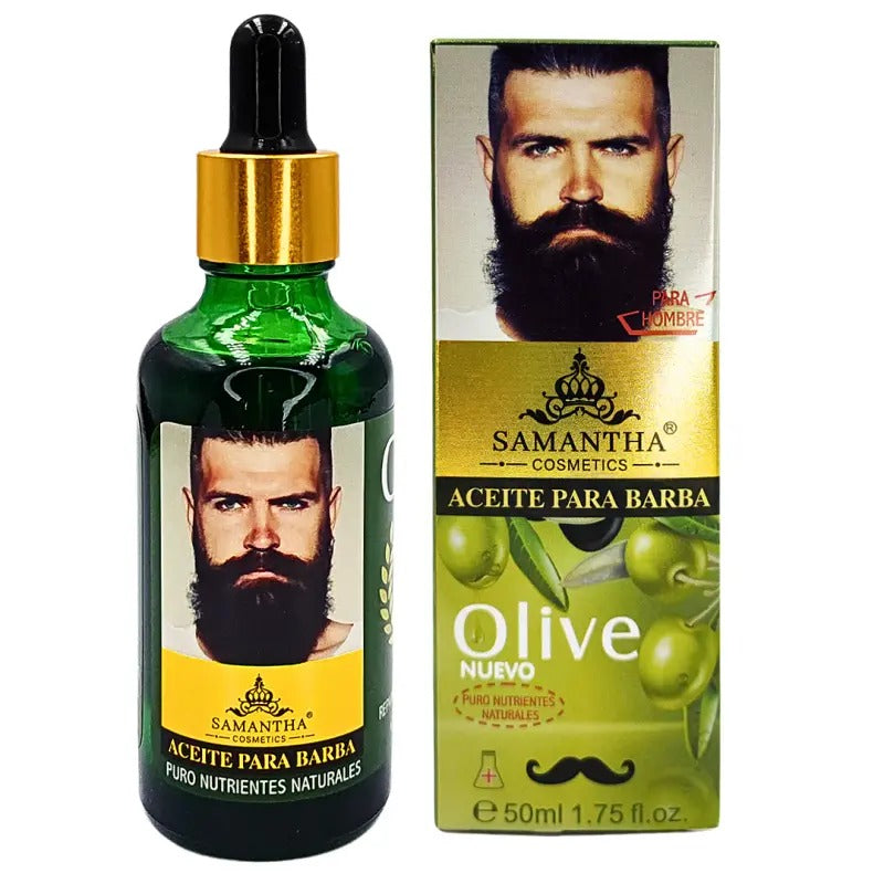 Aceite Para Barba Con Argan Y Ricino 50 ML