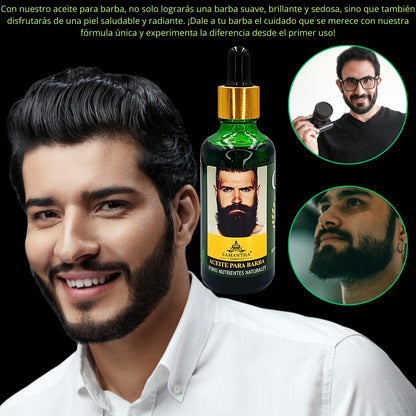 Aceite Para Barba Con Argan Y Ricino 50 ML